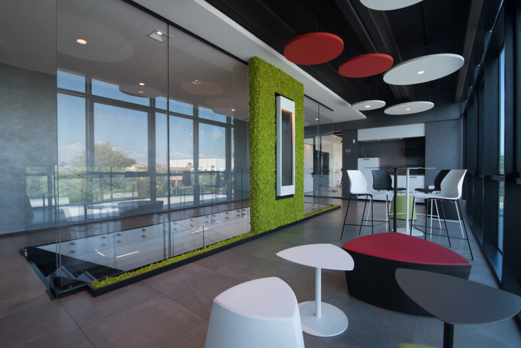 Area break con design acustico - jkfitness