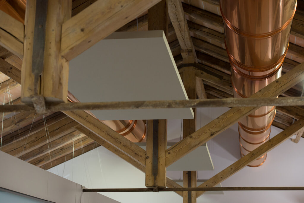 Controsoffitto tecnico uffici Mountech